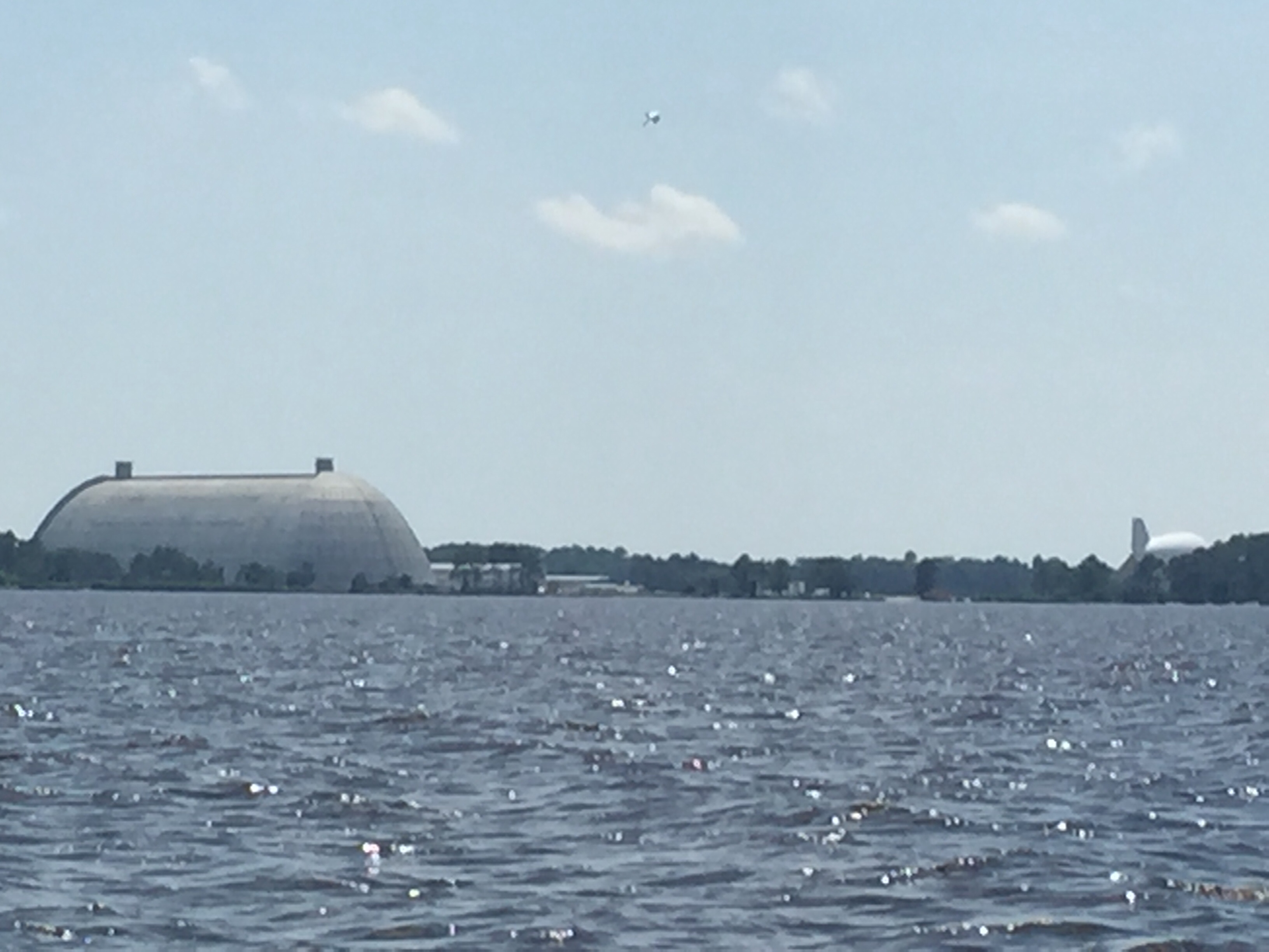 World War II blimp hanger that is still is in use at the US Coast Guard Air Station in Elizabeth City, NC.