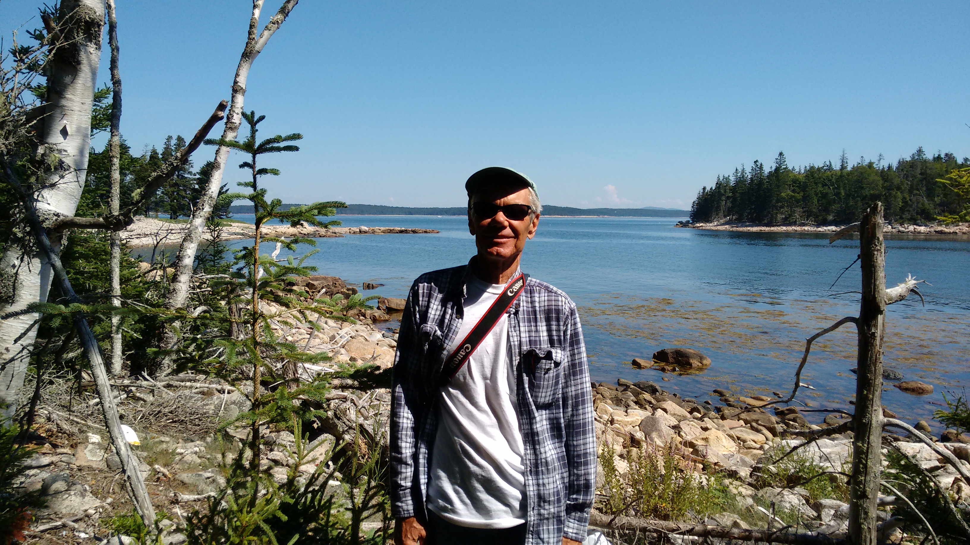 My brother Marcel.  We hiked for a couple of<br />hours along the Marshall Is. coast