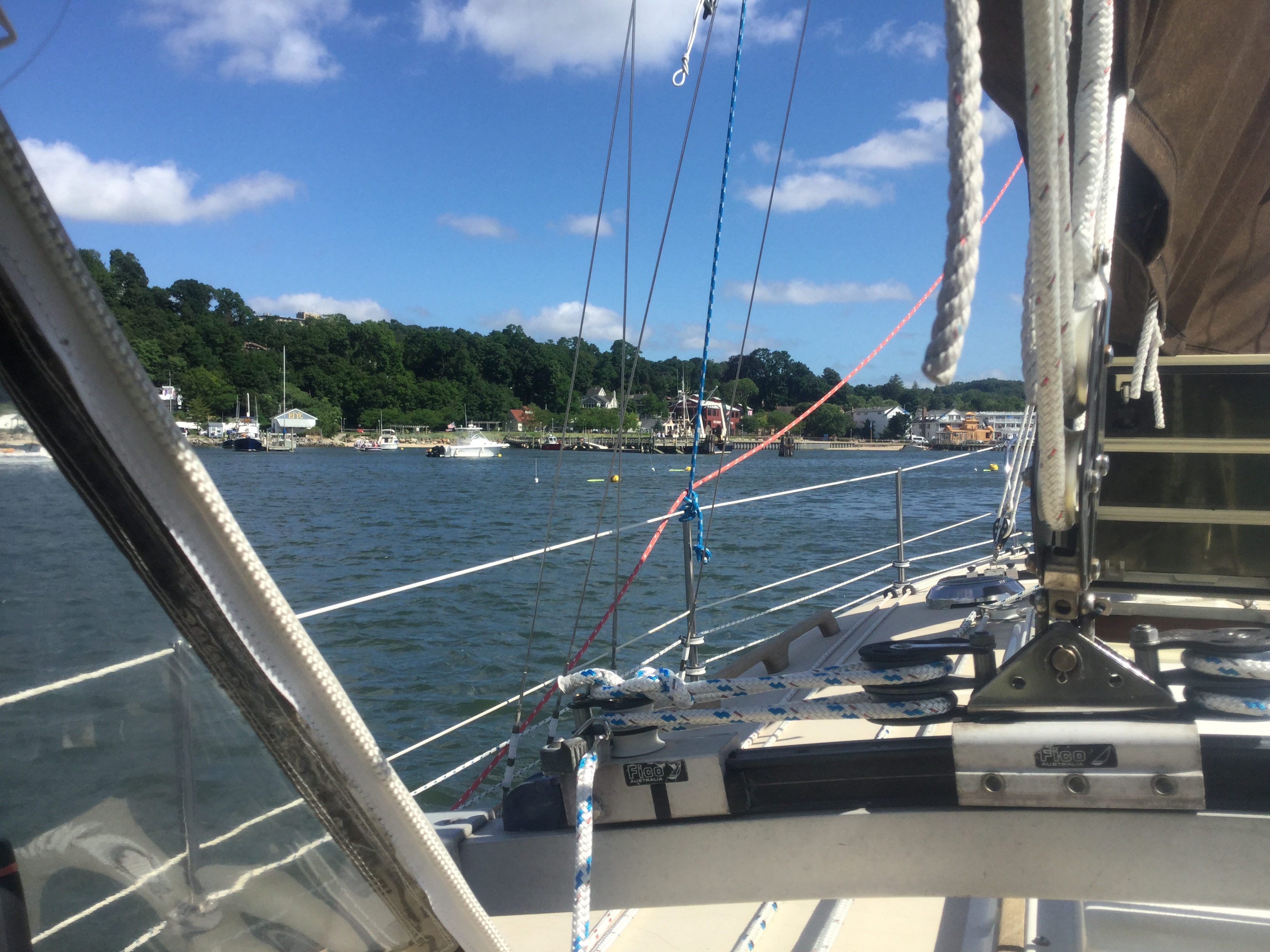 View from PJYC mooring field