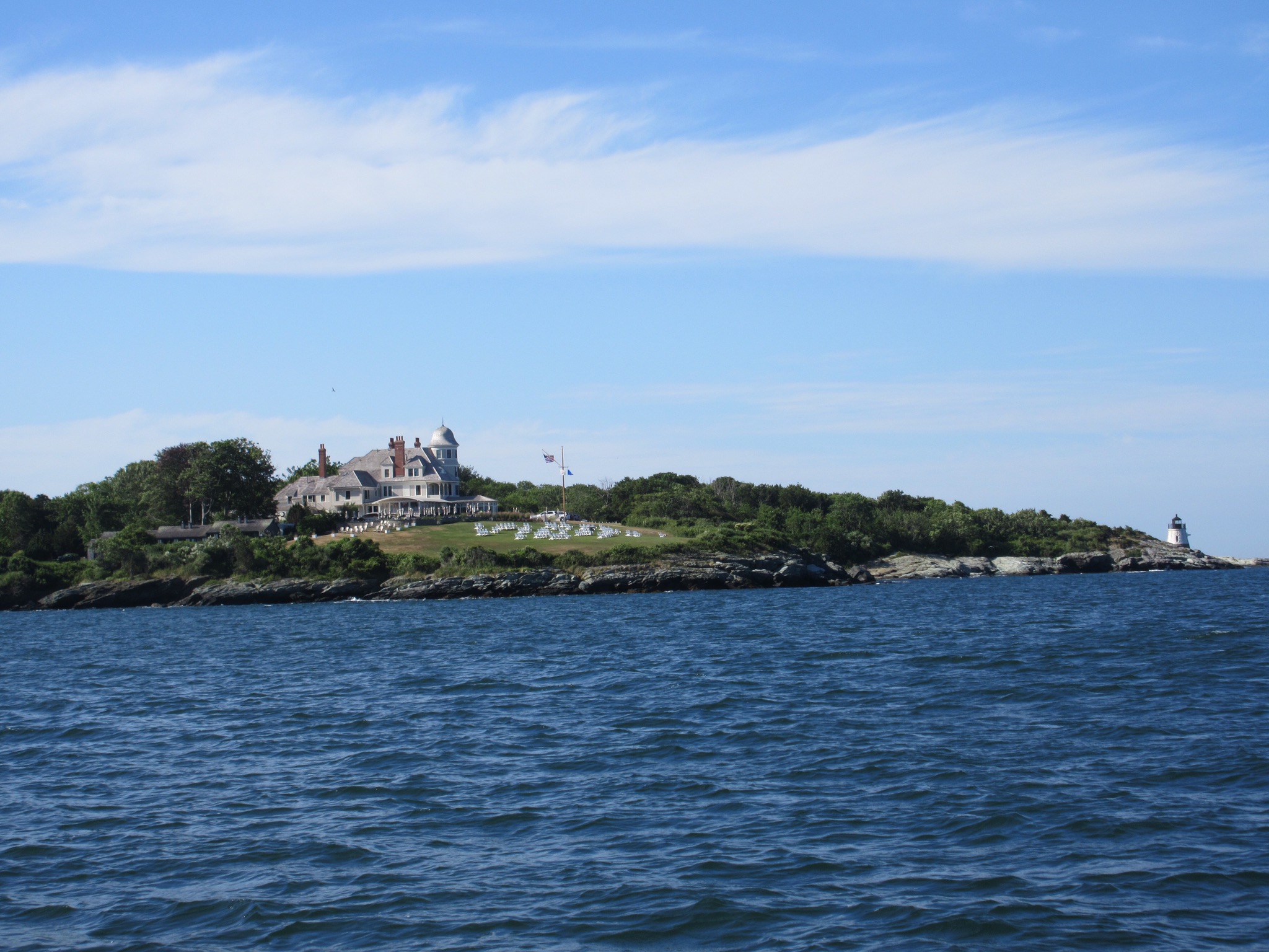 Exiting Narragansett Bay