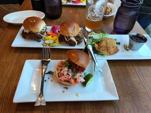 One of Bruce’s many lobster dinners, Scituate, MA