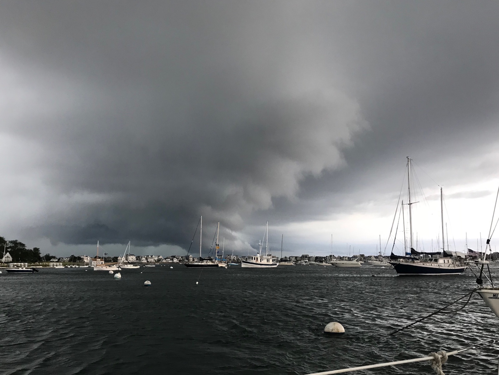 17 Jul 2018.  Spectacular storm, Scituate, MA.