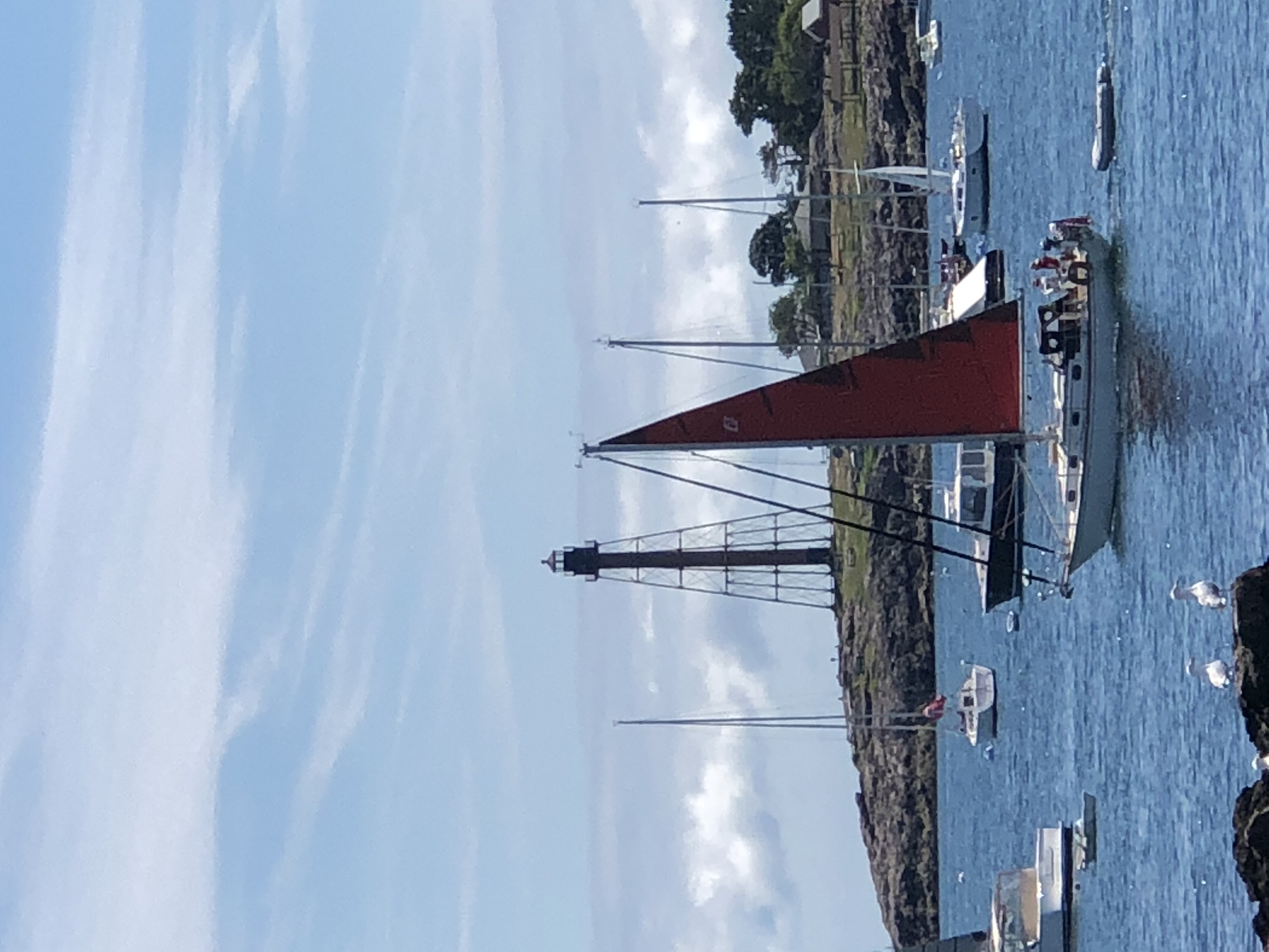 Realization leaving Marblehead Harbor.