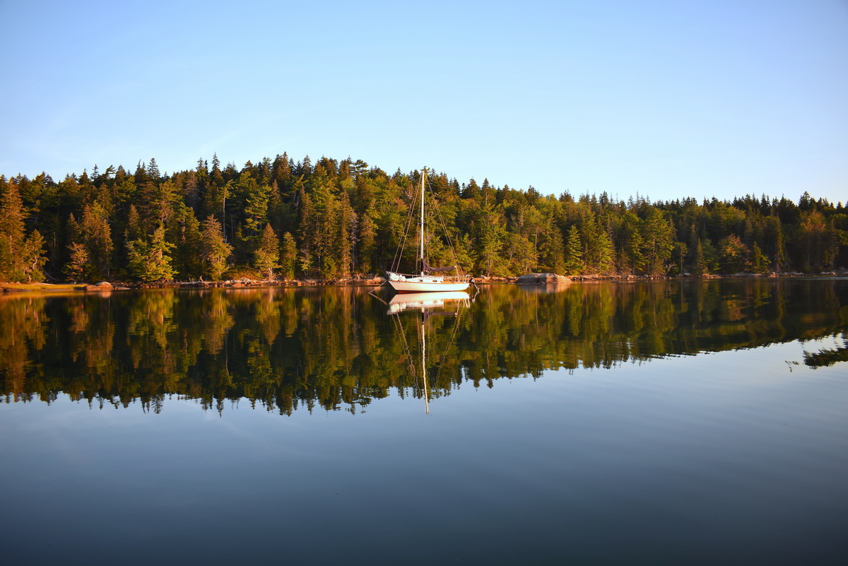 Golden hour, Winter Harbor